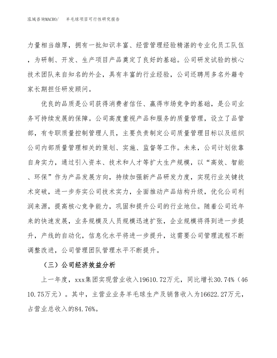 羊毛球项目可行性研究报告（总投资9000万元）（32亩）_第4页