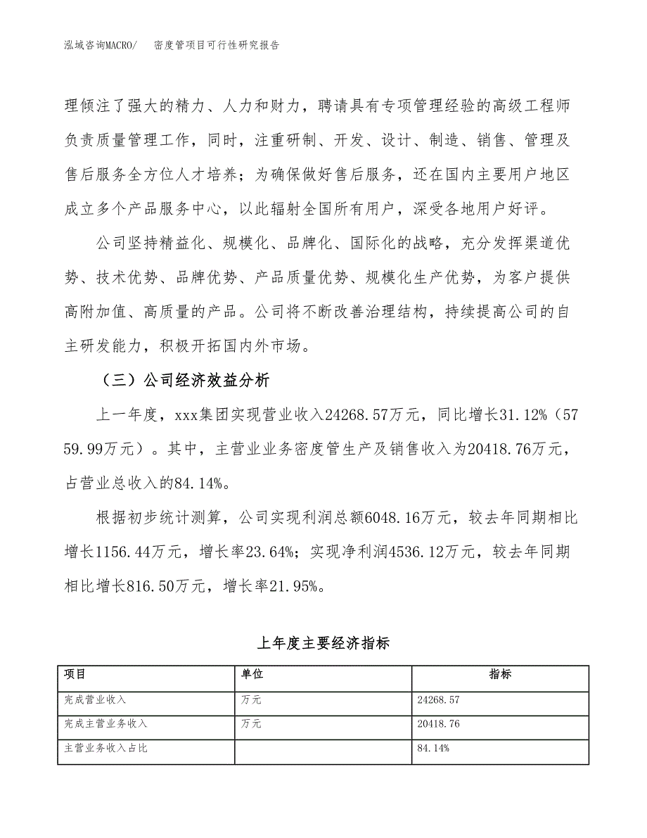 密度管项目可行性研究报告（总投资17000万元）（64亩）_第4页