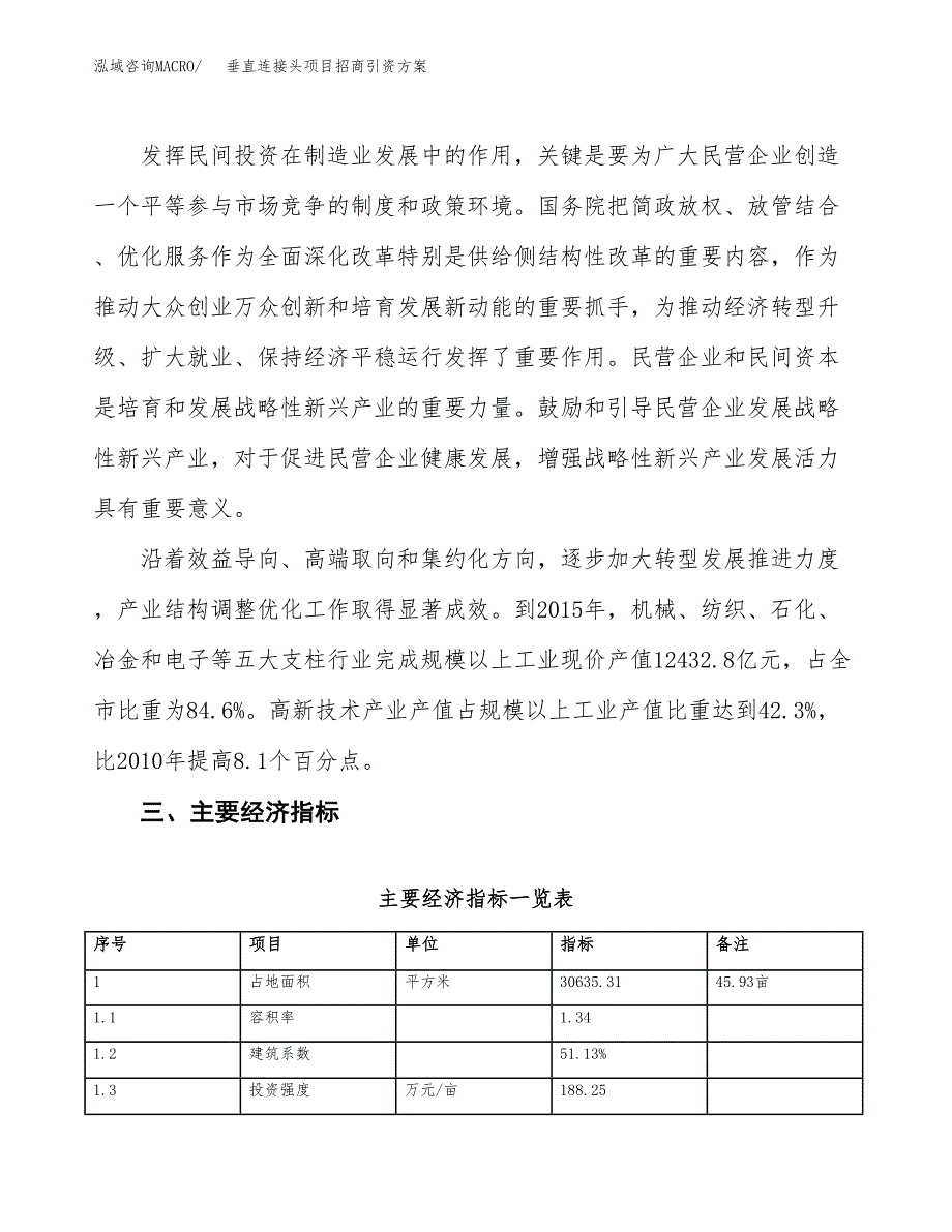 垂直连接头项目招商引资方案(立项报告).docx_第4页