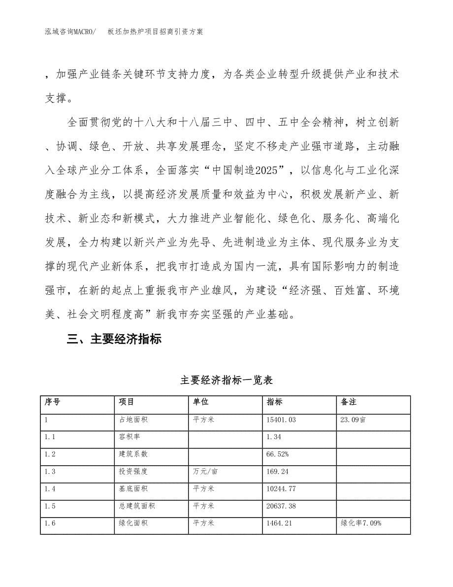 板坯加热炉项目招商引资方案(立项报告).docx_第5页