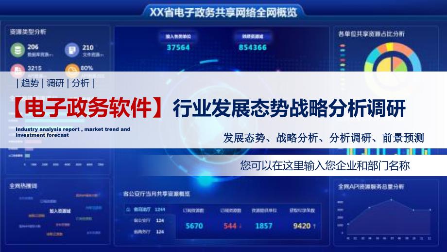 电子政务软件行业发展态势战略分析调研_第1页