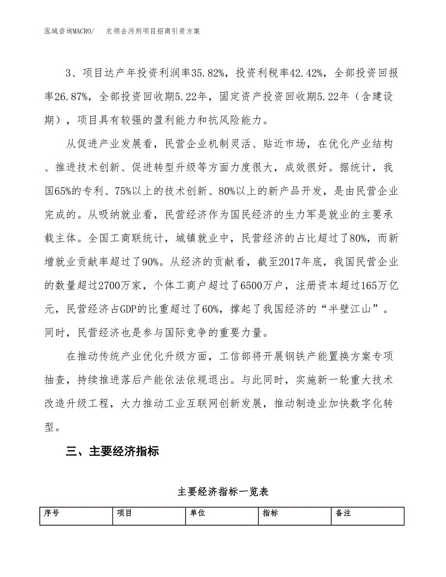 衣领去污剂项目招商引资方案(立项报告).docx_第4页