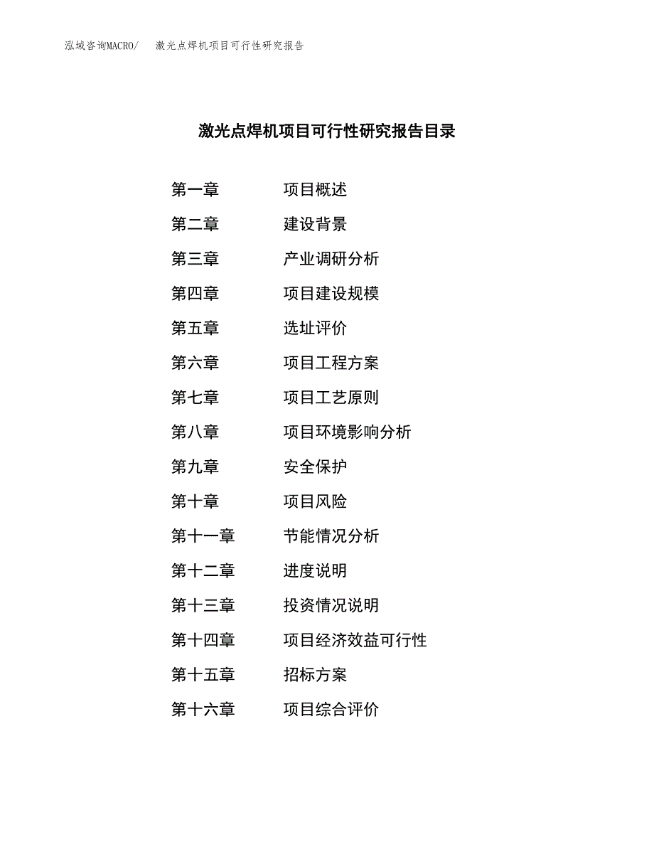 激光点焊机项目可行性研究报告（总投资4000万元）（17亩）_第2页