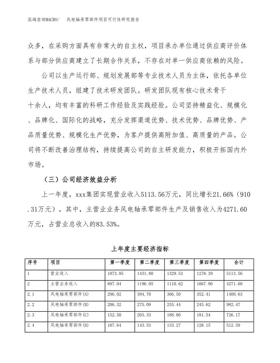 风电轴承零部件项目可行性研究报告-立项备案.docx_第5页