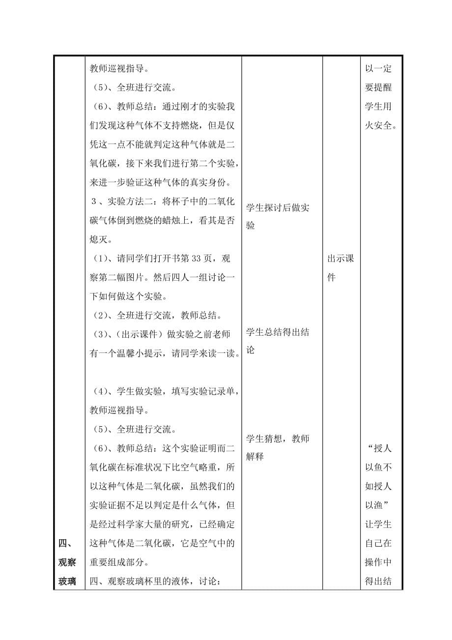 六年级下册科学教案与反思 -2.4 小苏打和白醋的变化｜教科版 (1)_第5页