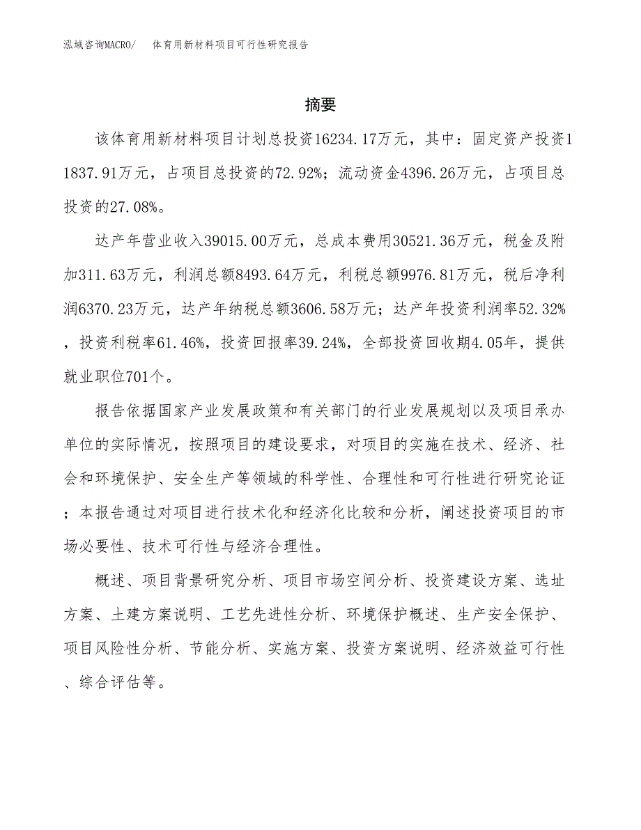 体育用新材料项目可行性研究报告-立项备案.docx_第2页