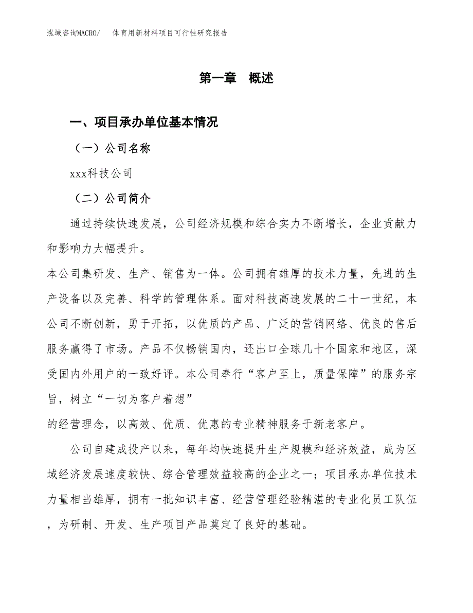 体育用新材料项目可行性研究报告-立项备案.docx_第4页