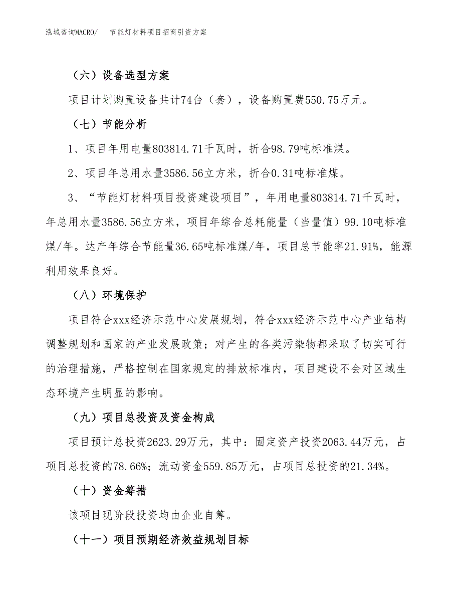 节能灯材料项目招商引资方案(立项报告).docx_第2页