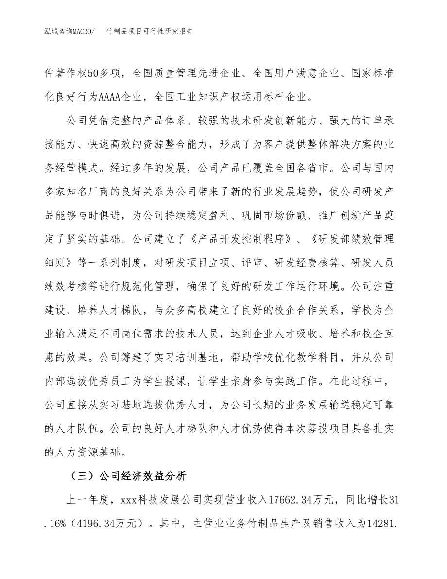 竹制品项目可行性研究报告-立项备案 (1).docx_第5页