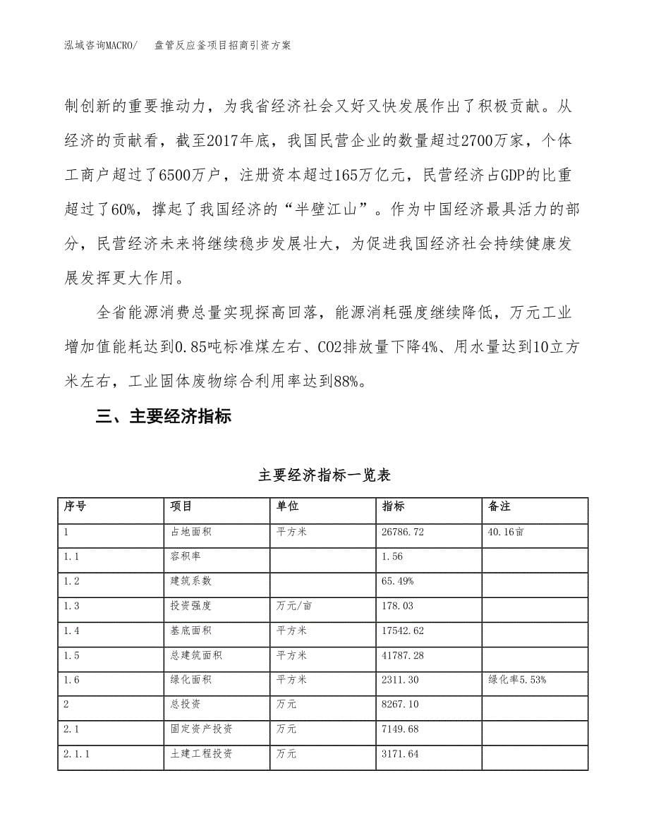 盘管反应釜项目招商引资方案(立项报告).docx_第5页