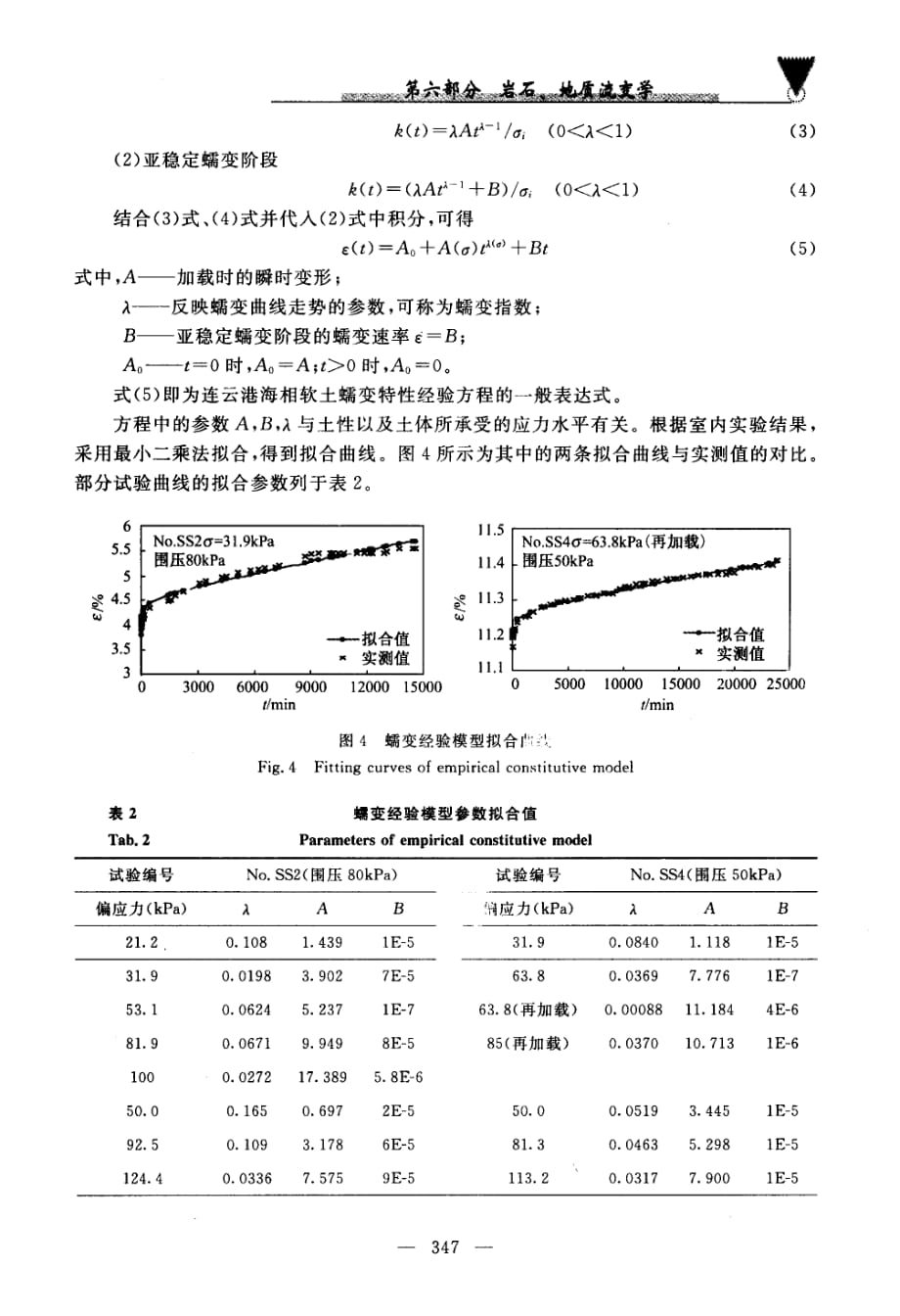 连云港海相软土流变特性试验研究_第4页