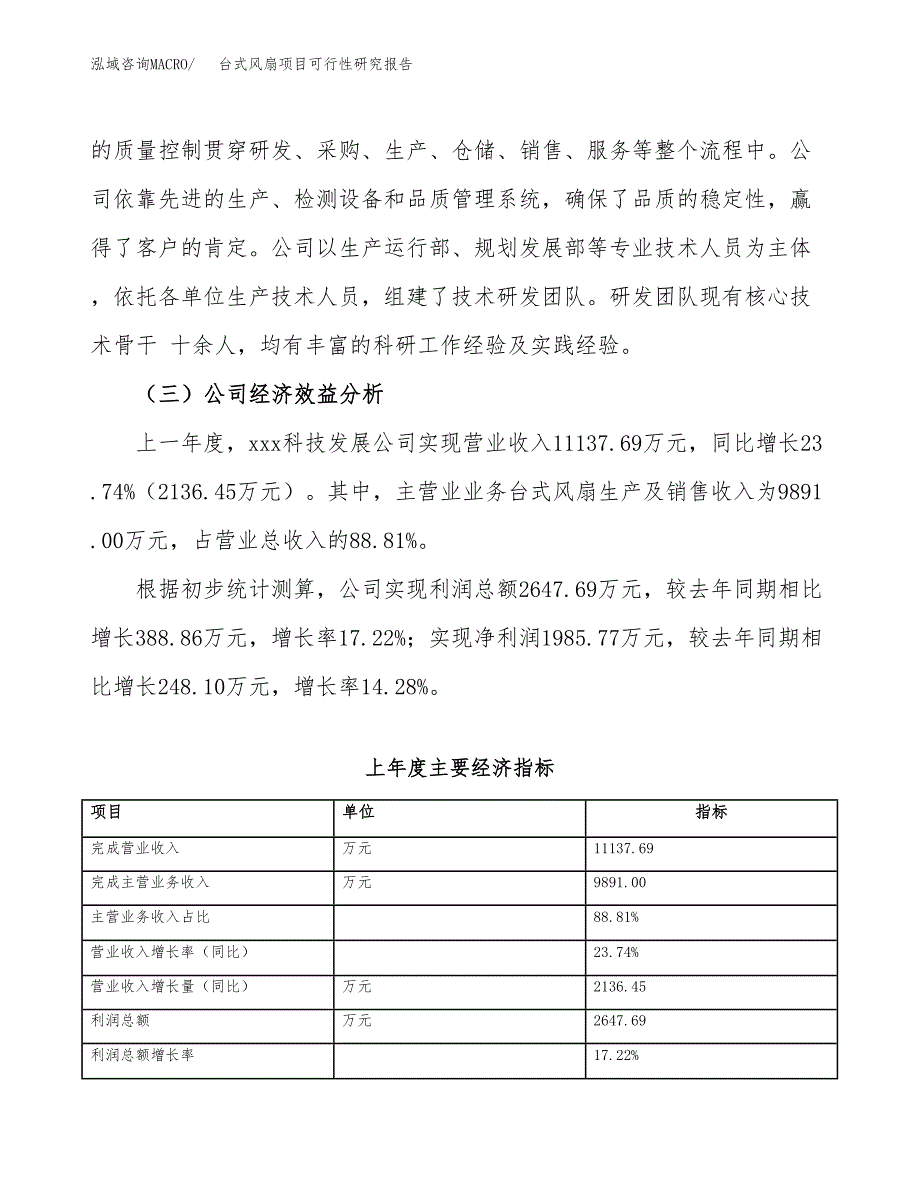 台式风扇项目可行性研究报告（总投资6000万元）（27亩）_第4页