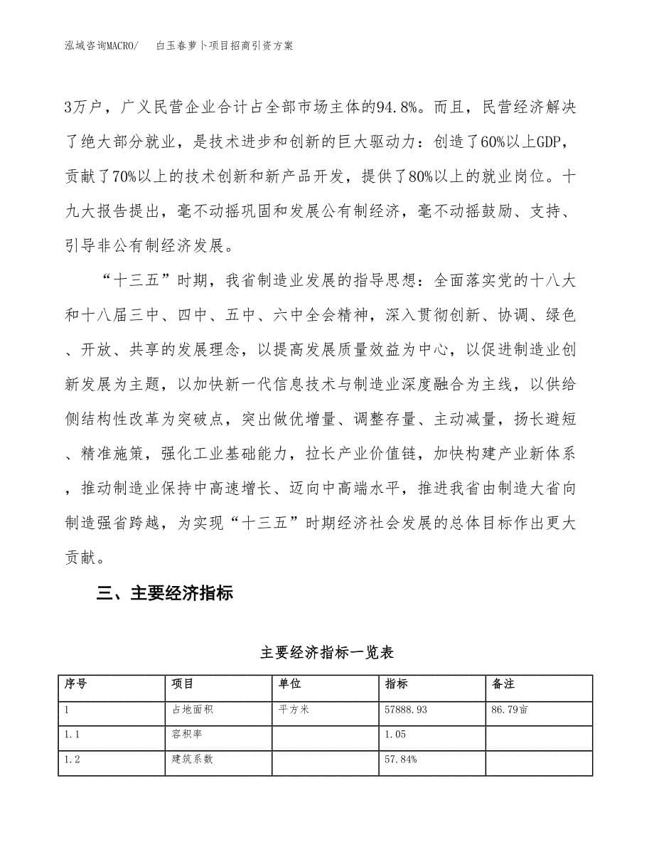 白玉春萝卜项目招商引资方案(立项报告).docx_第5页