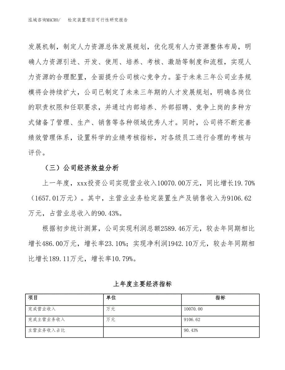 检定装置项目可行性研究报告（总投资8000万元）（33亩）_第5页