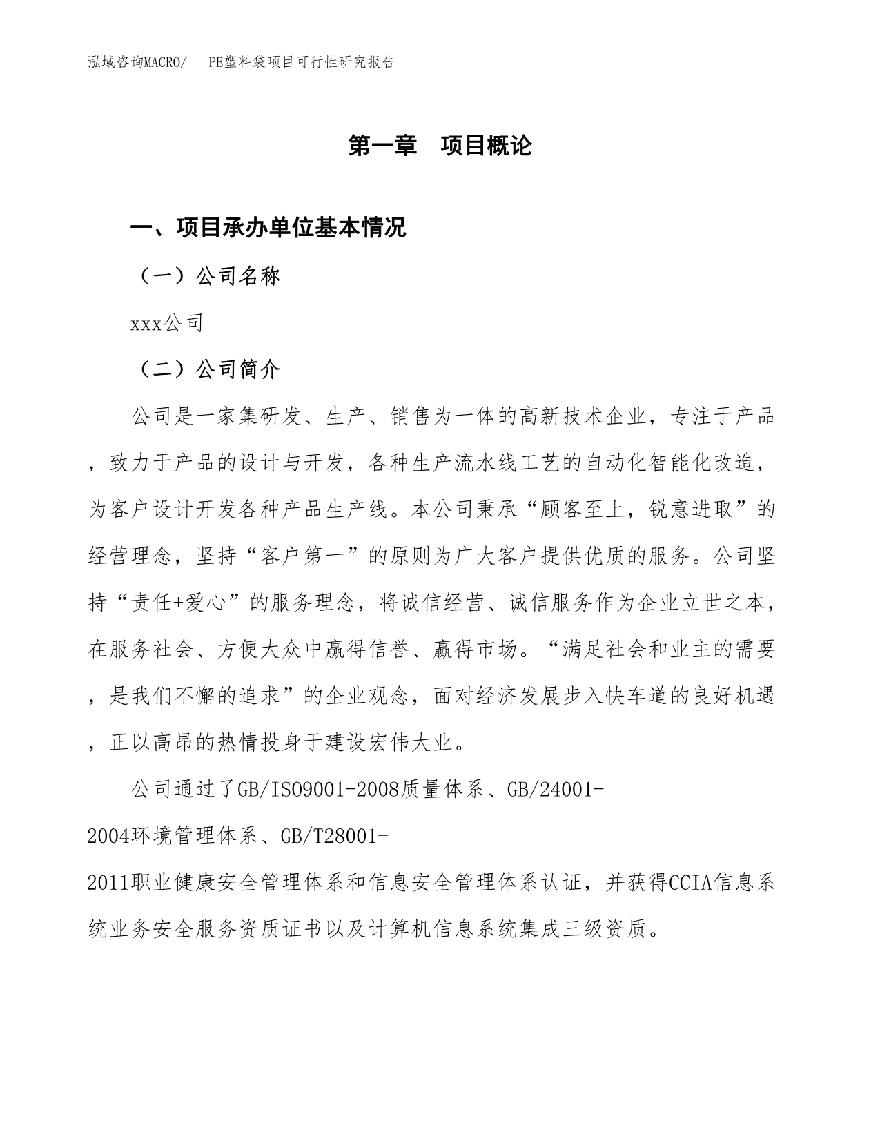 PE塑料袋项目可行性研究报告-立项备案.docx_第4页