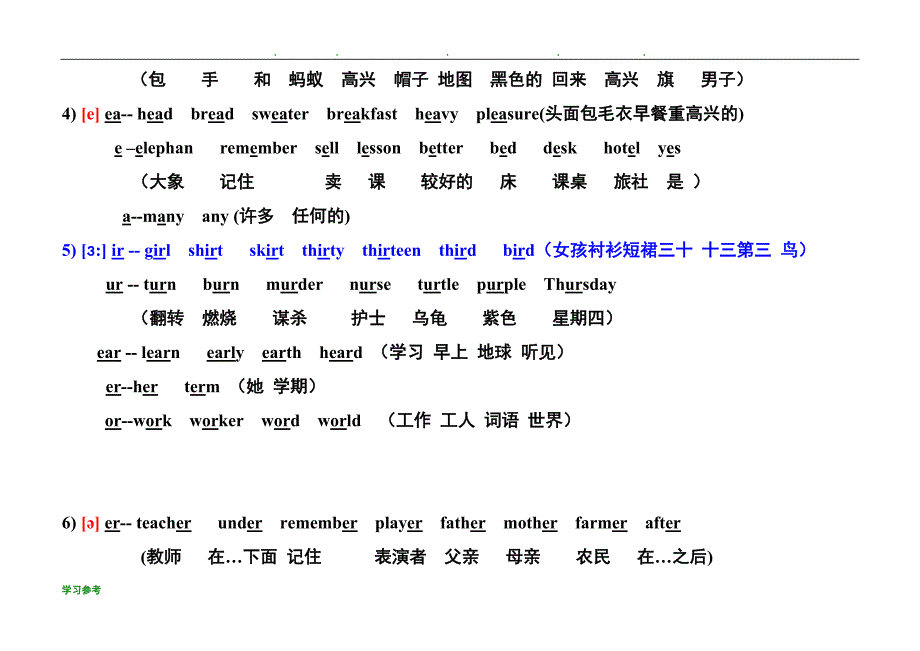 小学英语字母与字母组合读音归纳汇总_第2页