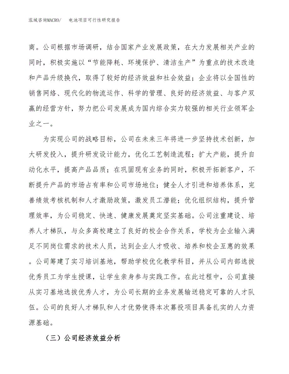 电池项目可行性研究报告（总投资14000万元）（55亩）_第4页