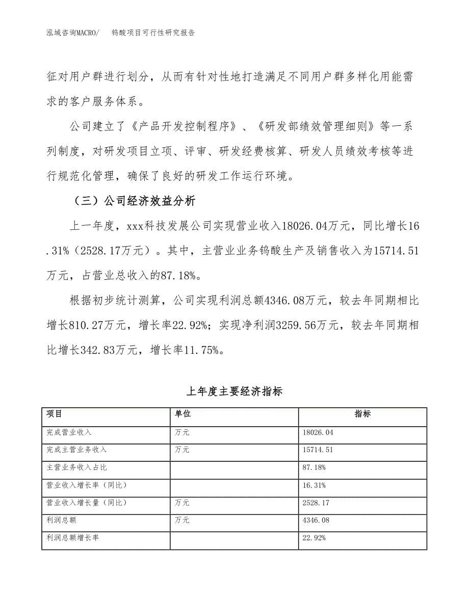 钨酸项目可行性研究报告（总投资13000万元）（65亩）_第5页