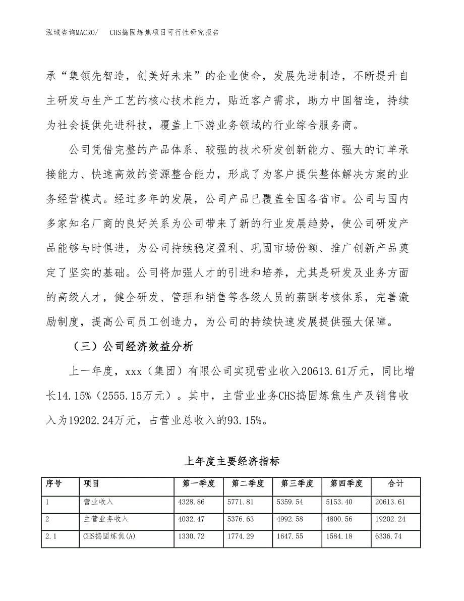 CHS捣固炼焦项目可行性研究报告-立项备案.docx_第5页