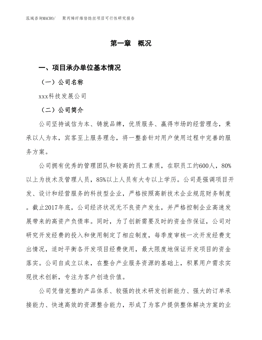 聚丙烯纤维倍捻丝项目可行性研究报告-立项备案.docx_第4页