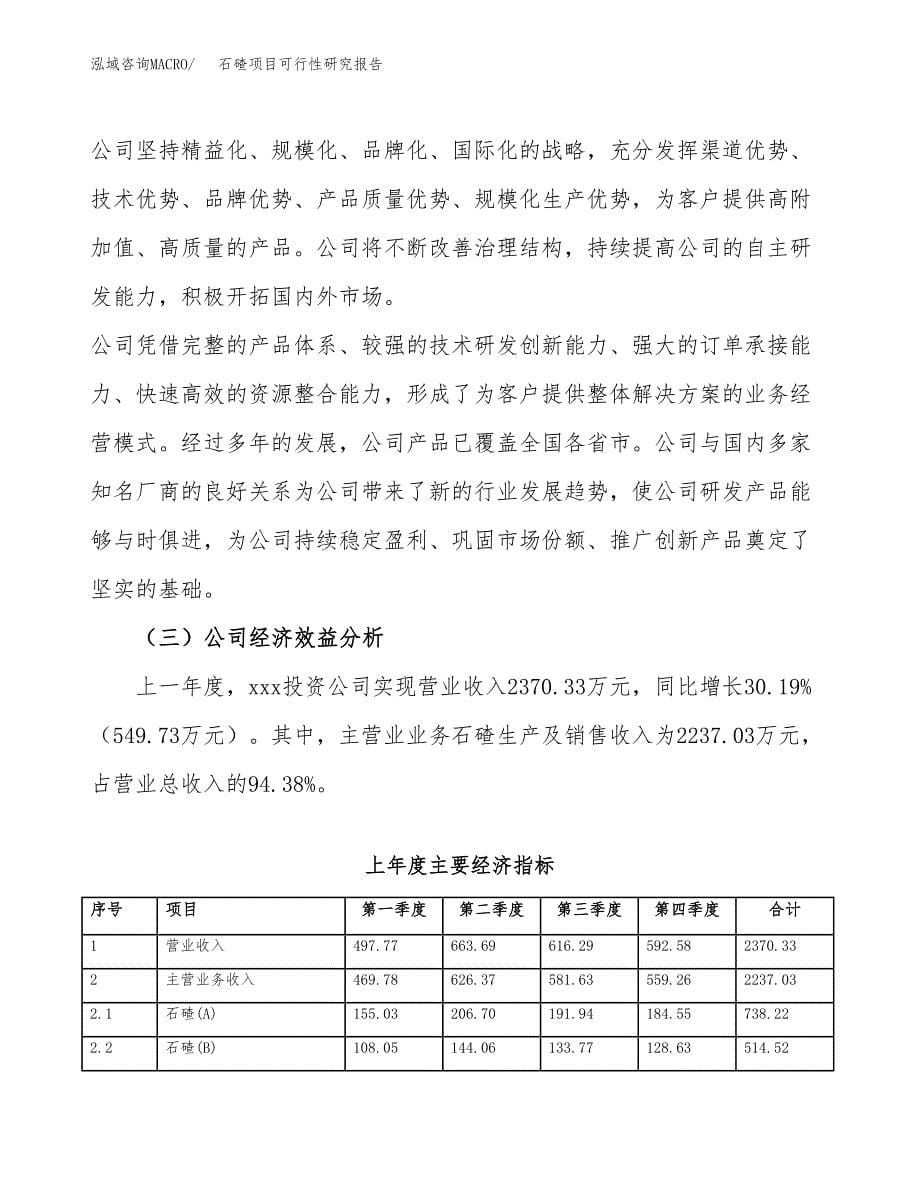 石碴项目可行性研究报告-立项备案.docx_第5页