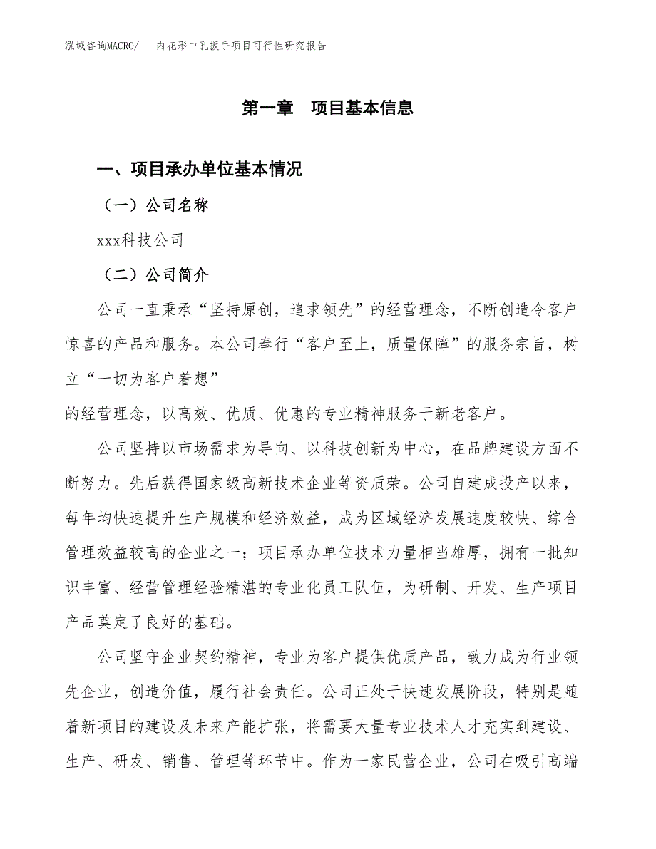 内花形中孔扳手项目可行性研究报告（总投资4000万元）（14亩）_第3页