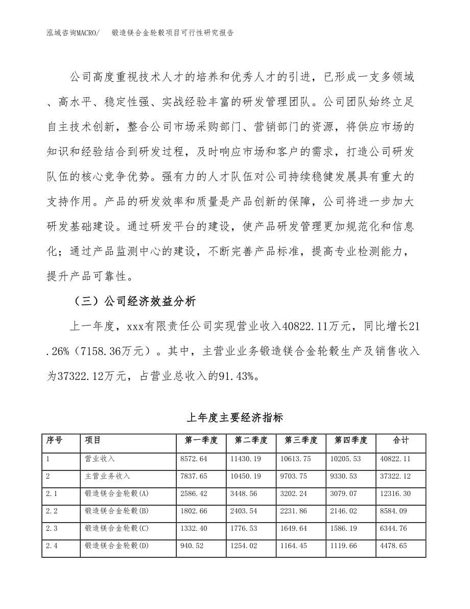 锻造镁合金轮毂项目可行性研究报告-立项备案.docx_第5页