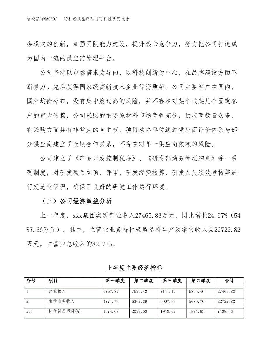 特种轻质塑料项目可行性研究报告-立项备案.docx_第5页