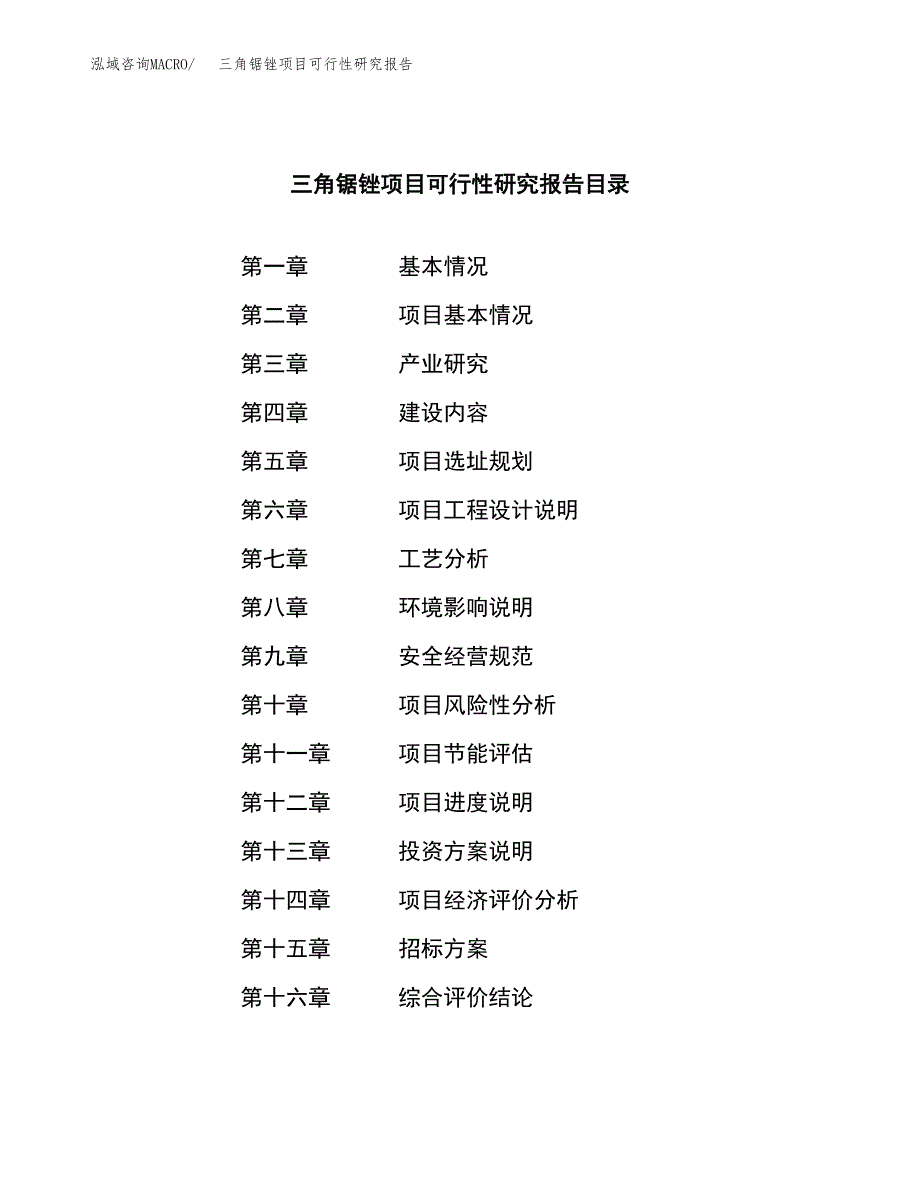 三角锯锉项目可行性研究报告（总投资13000万元）（59亩）_第2页