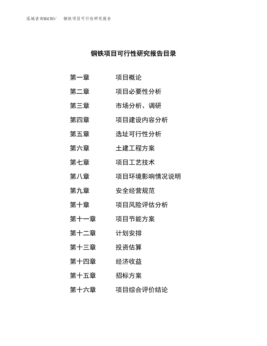 铜铁项目可行性研究报告（总投资14000万元）（68亩）_第2页