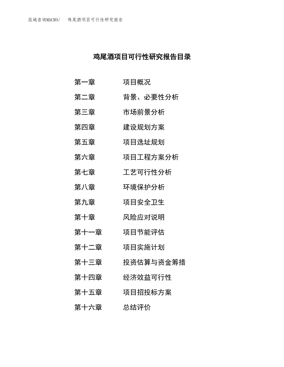 鸡尾酒项目可行性研究报告-立项备案 (1).docx_第3页