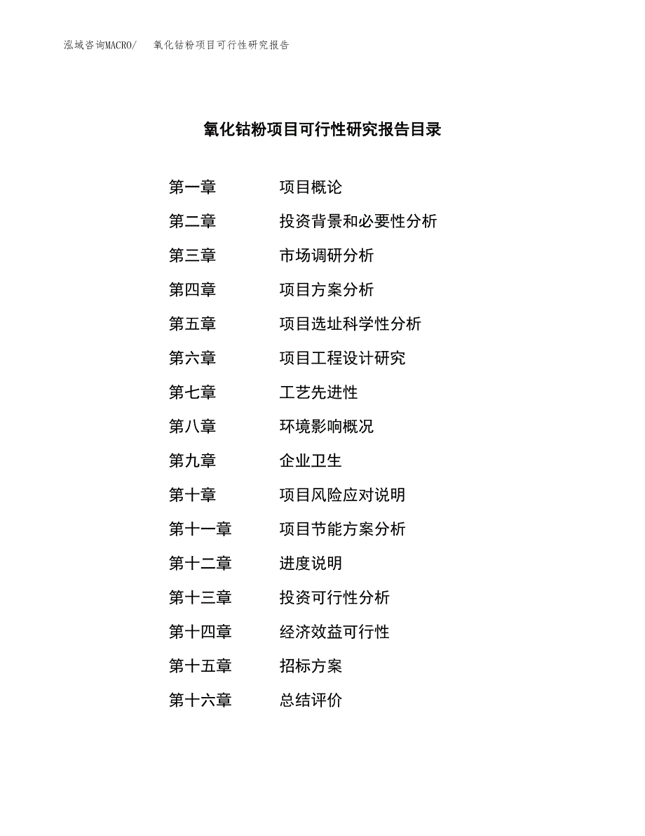 氧化钴粉项目可行性研究报告（总投资18000万元）（82亩）_第2页