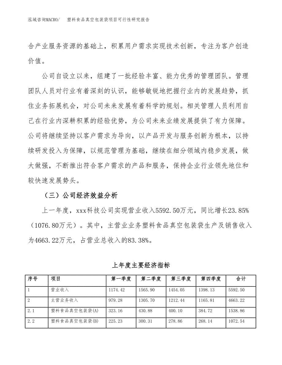 塑料食品真空包装袋项目可行性研究报告-立项备案.docx_第5页