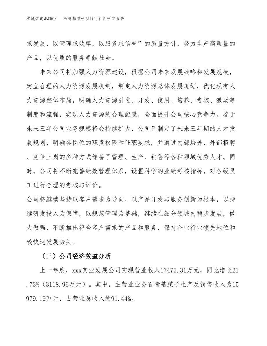 石膏基腻子项目可行性研究报告-立项备案.docx_第5页