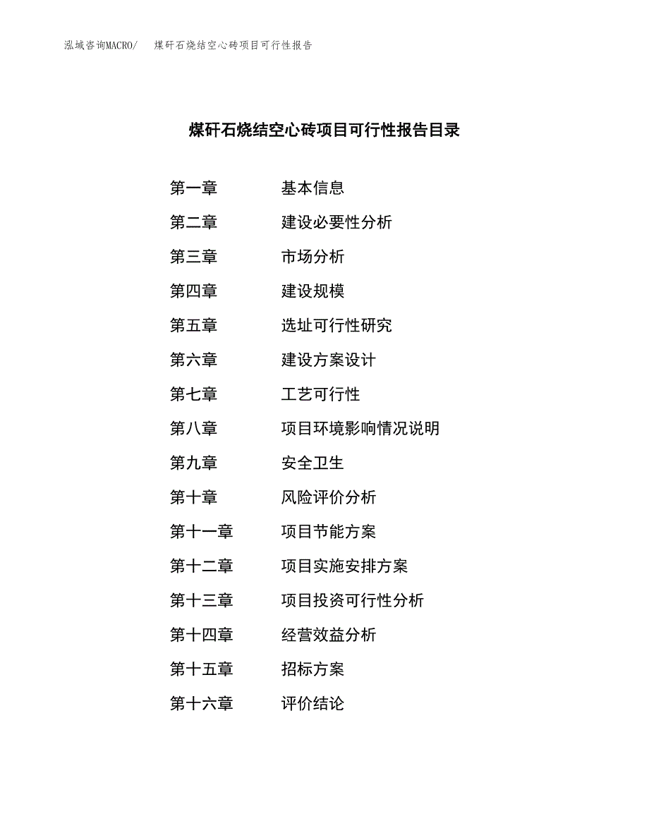 煤矸石烧结空心砖项目可行性报告(招商引资).docx_第2页