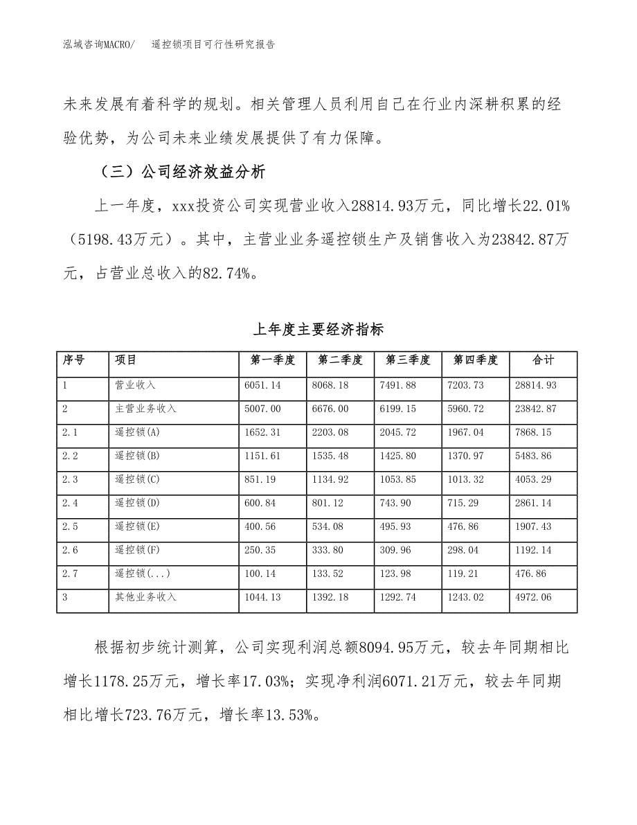 遥控锁项目可行性研究报告（总投资16000万元）（66亩）_第5页