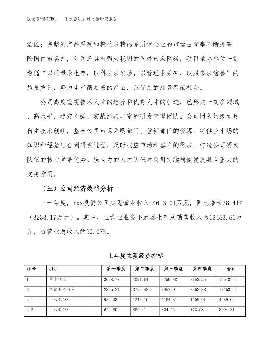 下水器项目可行性研究报告（总投资17000万元）（75亩）_第5页