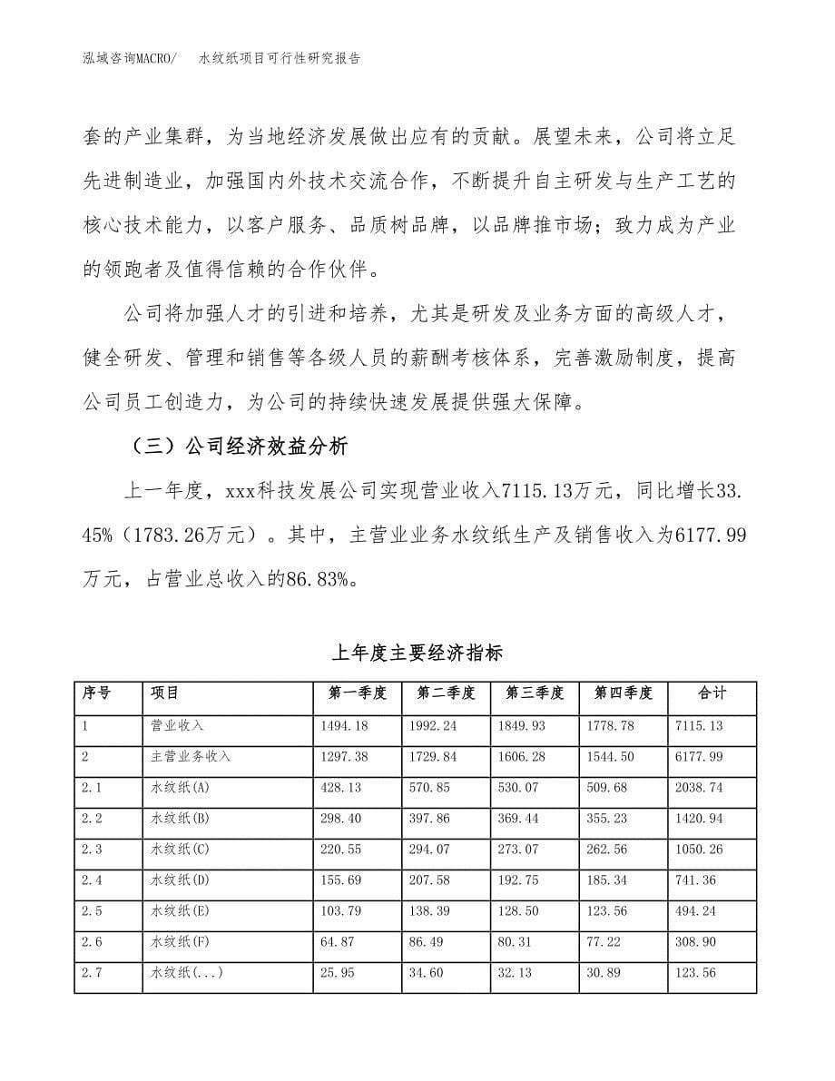 水纹纸项目可行性研究报告（总投资6000万元）（28亩）_第5页