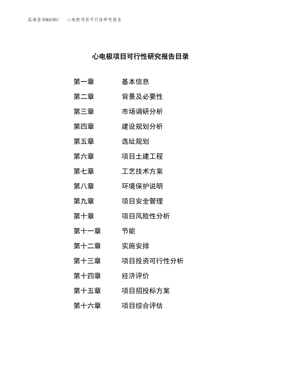 心电极项目可行性研究报告（总投资10000万元）（43亩）_第3页