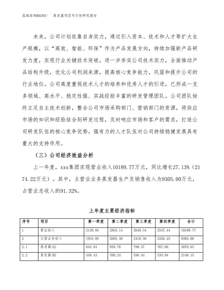 蒸发器项目可行性研究报告（总投资6000万元）（29亩）_第5页