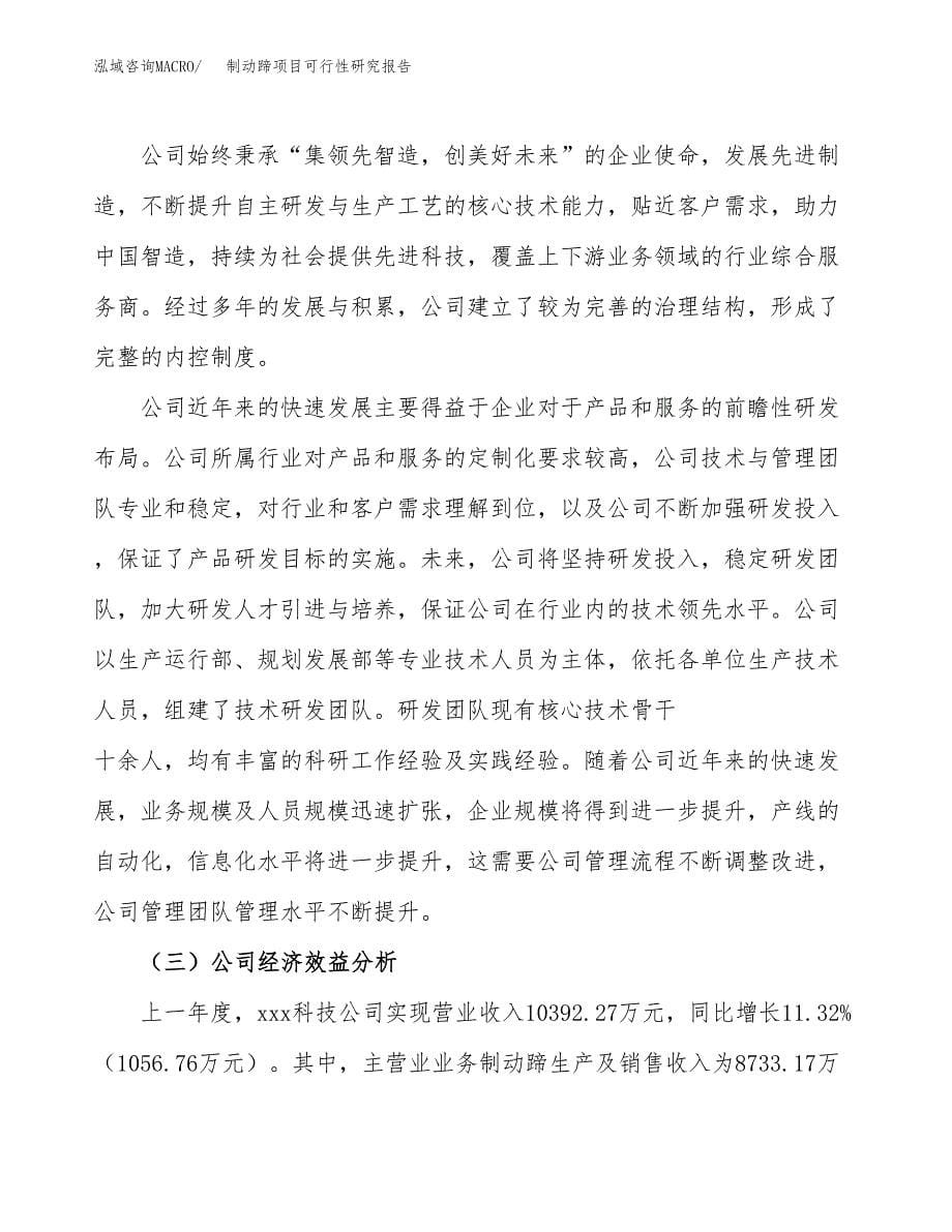 制动蹄项目可行性研究报告（总投资9000万元）（41亩）_第5页