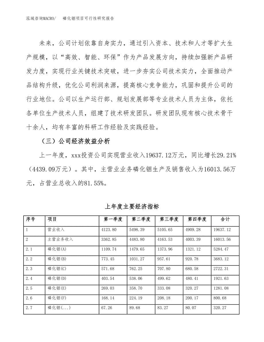 磷化铟项目可行性研究报告（总投资13000万元）（60亩）_第5页