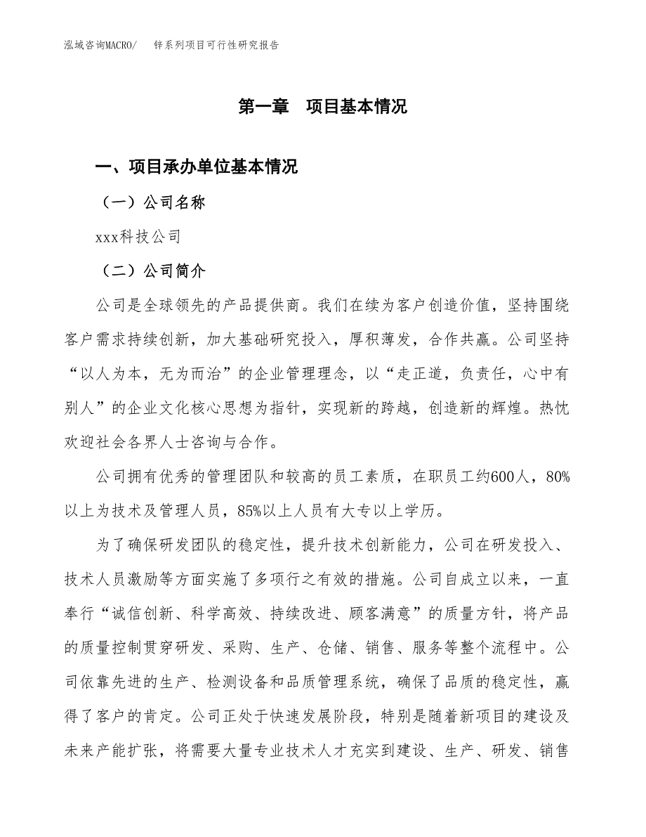 锌系列项目可行性研究报告（总投资3000万元）（11亩）_第4页