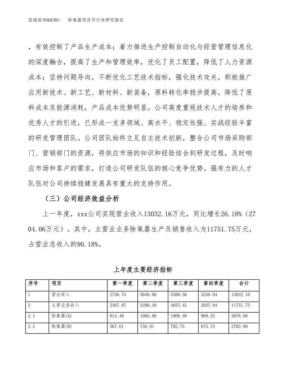 除氧器项目可行性研究报告（总投资10000万元）（37亩）_第5页