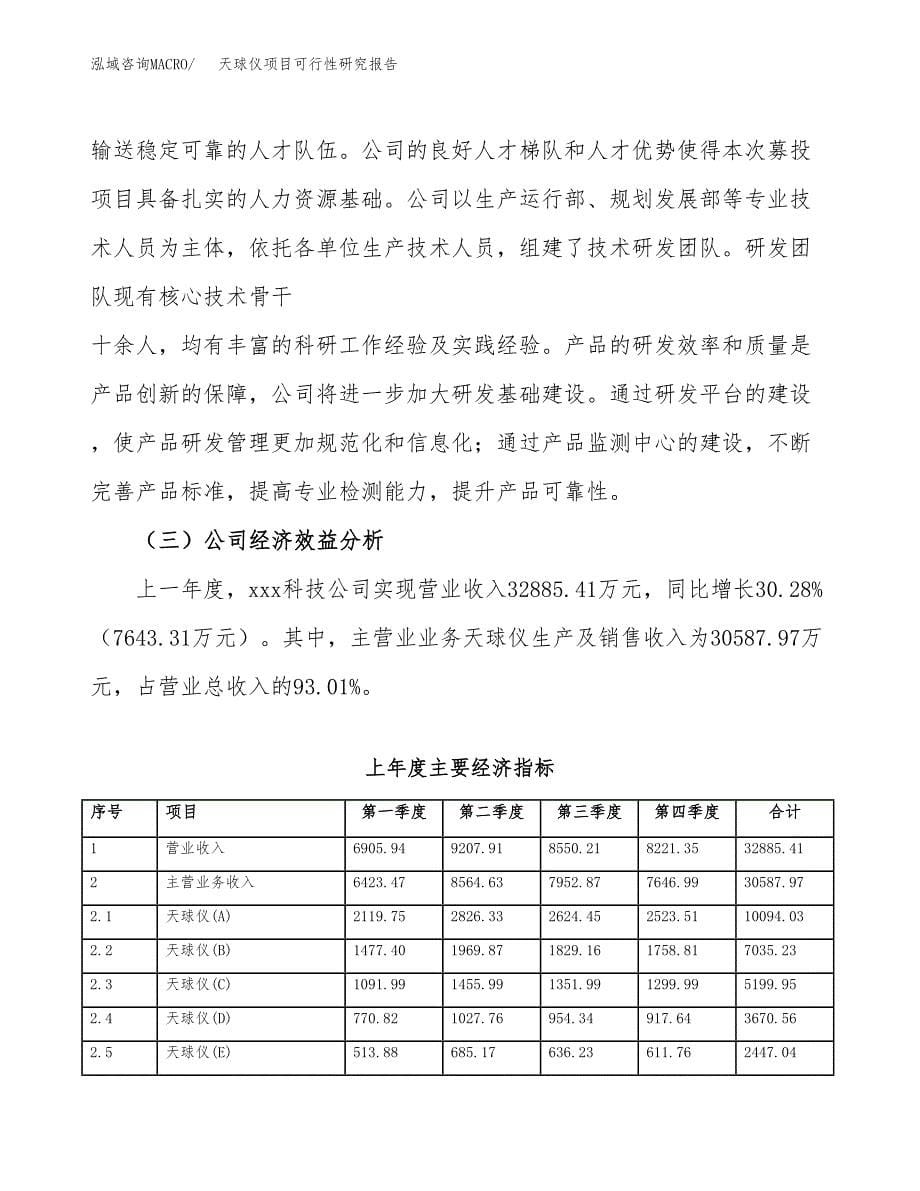 天球仪项目可行性研究报告（总投资17000万元）（77亩）_第5页