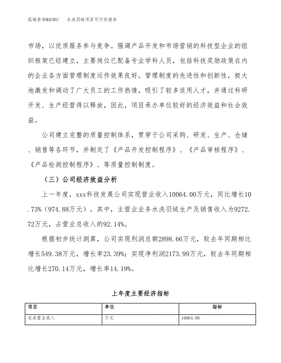 水洗羽绒项目可行性报告(招商引资).docx_第4页