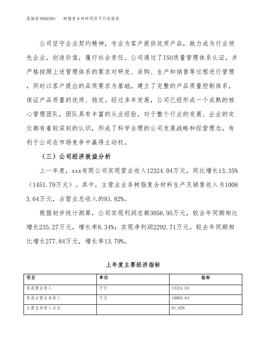 树脂复合材料项目可行性报告(招商引资).docx_第4页