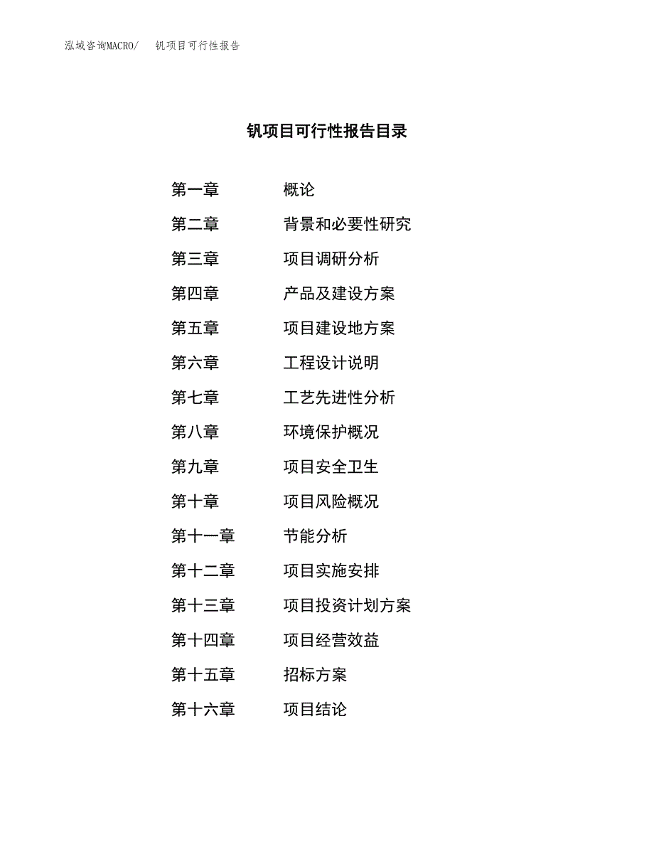 钒项目可行性报告(招商引资).docx_第2页