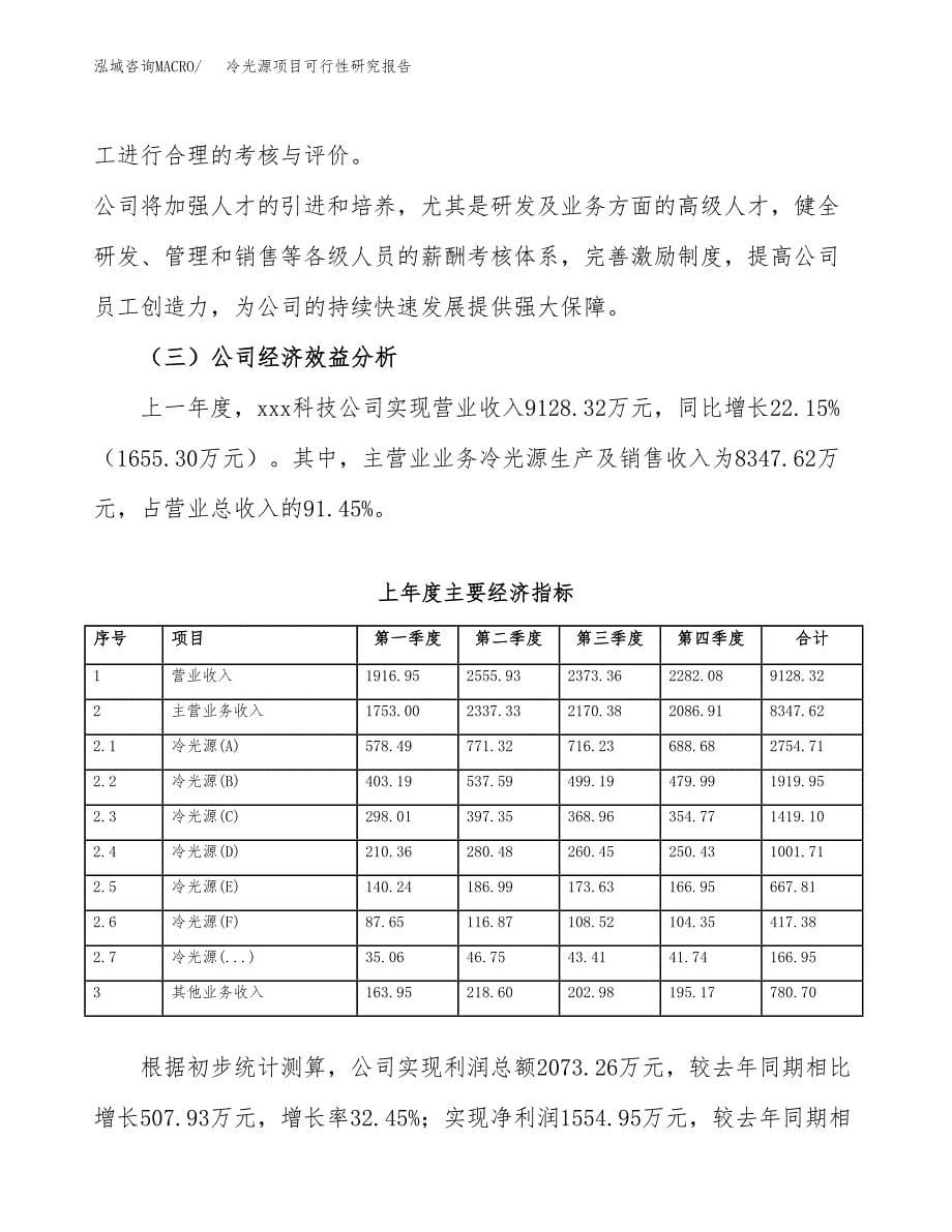 冷光源项目可行性研究报告（总投资4000万元）（18亩）_第5页