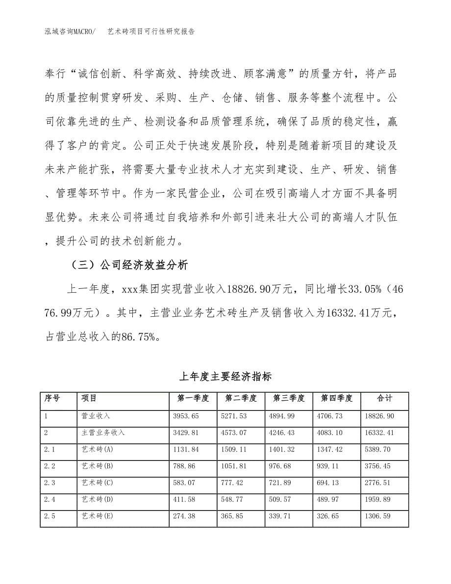 艺术砖项目可行性研究报告（总投资15000万元）（74亩）_第5页